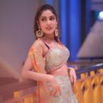 Ishita Raj Sharma Instagram - Soft florals and pastels 🌸☘️🍁 . . Rocking in this @gopivaiddesigns 📸 @iam_rajinamdar #bombaytimesfashionweek2023