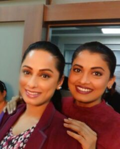 Janvi Chheda Instagram - How do I talk about the bond I have with her? We’ve shared makeup rooms, hotel rooms, food, thoughts, pain, tears, joy and secrets. Even though we dont meet or talk as often, I know I can always count on her if need be and vice-versa. She’s obviously beautiful and talented. She’s also an extremely independent, caring and a fierce woman. One of the best female co-stars I’ve worked with and my closest buddy!
.
.
#throwback #cid #cidcops #behindthescenes #nofilter #noedit