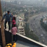 Janvi Chheda Instagram - Daya Sir, one of the most hard-working, immensely committed actors, on the 35th floor rooftop! . . #cid #cidshoot #behindthescenes #throwback #nofilter #noedit
