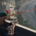 Janvi Chheda Instagram - Daya Sir, one of the most hard-working, immensely committed actors, on the 35th floor rooftop! . . #cid #cidshoot #behindthescenes #throwback #nofilter #noedit
