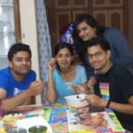 Janvi Chheda Instagram - Its the first time ever that we’re not with our family on Diwali. We miss them. And we’ll also miss the food, gossip and a healthy dose of horror movies (Yep)! . Its also the first time, I’ll actively celebrate Diwali at our home in Mumbai and give it all my personal touch. Kinda psyched about that. . It’s all Bittersweet...just how 2020 has been! . Hope these festivities bring content, solace and a sense of normalcy in all our lives🙏 . 🪔Happy Diwali🪔 . . #throwback #oldpics #nofilter #noedit #diwali2020 #happydiwali