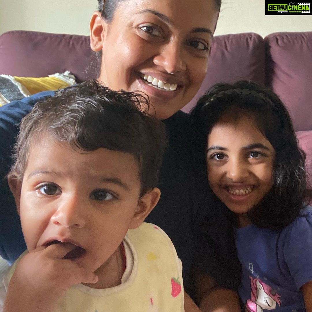 Janvi Chheda Instagram - ♥️Three little kittens♥️ . . #daughtersarethebest #niecelove