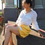 Jayshree Soni Instagram - Look at the bright side of life…. . . . . . . . . . . . . #summer #sun #yellow #fav #sunshine #whiteshirt #atitude #positivevibesonly