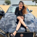 Jayshree Soni Instagram - If you really want something you will find a way…….🐆 This is what I learnt from you @adinlove6 ❤️❤️ #dreamcometrue #jaguar #lovejaguar #black #melbournelife #latest #blessed #touchwood #youareworthy #inlovewithyou #thankyou