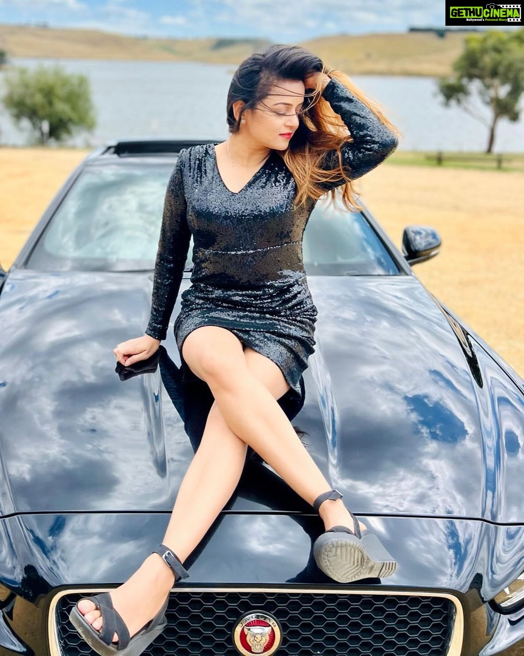 Jayshree Soni Instagram - One more Dream checked off from my Bucket List……..🙏💕 @adinlove6 #jaguar #blackcarsmatter #victoria #australia #melbourne #you #mine #longdrive #sunshine #car #onemoretime #bucketlist #checkedoffmybucketlist