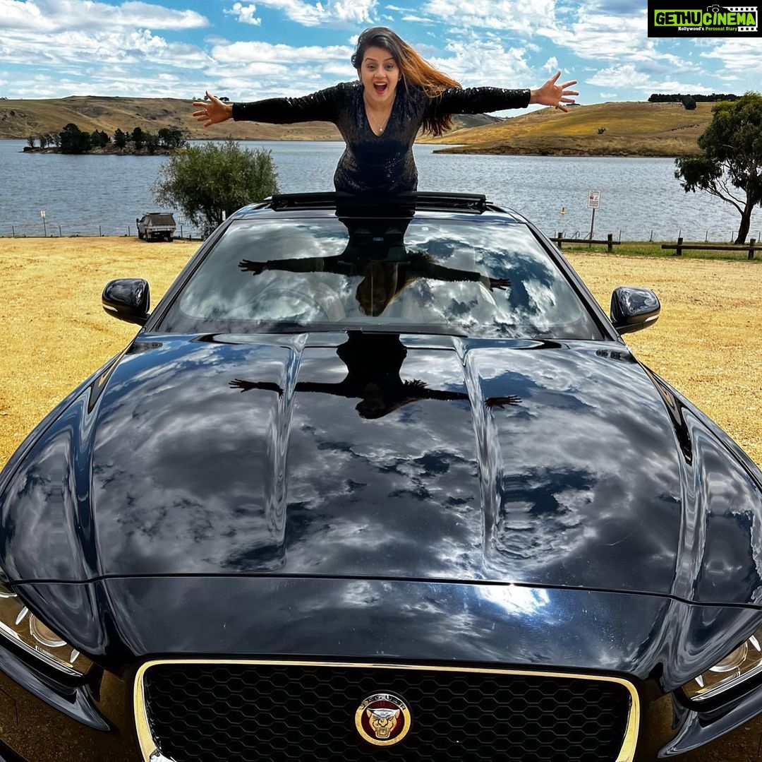Jayshree Soni Instagram - If you really want something you will find a way…….🐆 This is what I learnt from you @adinlove6 ❤️❤️ #dreamcometrue #jaguar #lovejaguar #black #melbournelife #latest #blessed #touchwood #youareworthy #inlovewithyou #thankyou