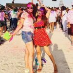 Jayshree Soni Instagram - Super late holi post… Der se aaye par rangeen aaye😜🌈 Celebrated Colours, Celebrated Friendship in Dubai 🎊🌈🔥💃💃🕺🕺 #dubai #holi #latepost #lateholipost #colour #rang #celebration #friendship #bff #dubaimusic #we #happyholi #holi2022 Rixos The Palm Dubai