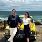 Jayshree Soni Instagram - It all starts with a dream. You me aur hum @adinlove6 #drivemecrazy #jaguar #vintagestyle #vintagejaguar #1974 #yellow #myfav #you #letsgo #longdrive #vintagefeel #2022 Victoria, Australia