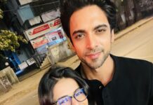 Jigyasa Singh Instagram - It’s difficult to find people who love their work so much that whenever and whatever they speak they are only speaking about work..😬🤗 and that is incredible ! reunion with purab AKA now AYAAN MITTAL . You are fab in your new show aakash.. longggg way to go 💫