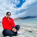 Jigyasa Singh Instagram - ♾❤️ Pangong Lake, Ladakh