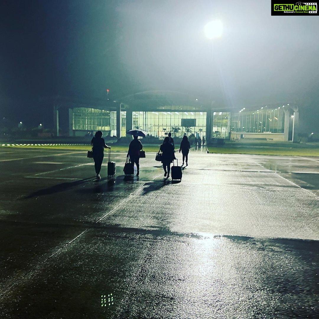 Kalki Koechlin Instagram - Runway in the rain #mysore