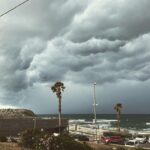Kalki Koechlin Instagram - Storm coming in #yafo #israel