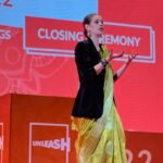 Kalki Koechlin Instagram – A great time telling stories at @infosys today, and what a gorgeous training campus in Mysore π²β
#unleash
#genderequalityforall
#sustainability
#presence
#shahrukhkhan
HMU @angelinajoseph
Sari @rajtexfabrics