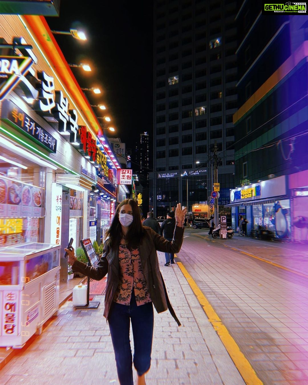 Kalki Koechlin Instagram - A night on Gunam-Ro #busan