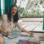 Kalki Koechlin Instagram - I can’t wait to wear Sappho’s art. Tell me this idea isn't adorable. And sustainable. And all things able and beautiful. 🥰🌻 The Child Art project by @kala.khoj, an initiative of @1111clothing, is a great way to translate your child's artworks into memories via everyday products using the traditional crafts of applique and quilting (kantha). It promotes sustainability through the slow style of creation and the use of reclaimed materials and organic cotton. Kala Khoj is a Producer Company co-owned by artisans in Kachchh, that will help them practice and preserve their craft. *Check out the pinned comment to participate, preserve and enjoy your child's artwork as well.* @1111clothing @kala.khoj #1111clothing #kala.khoj #kanthawork #sustainability #ChildArtProject