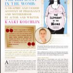 Kalki Koechlin Instagram - ‘I want as many people to read my book as possible, I want it to be on bookshelves in men’s loos and waiting rooms at the Gynac’s, I want to normalise talk about vaginas tearing, emotional upheavals and dropping your phone on your baby’s head whilst breastfeeding. I want people’s purest form of unconditional love to be brutally uncensored.’ Featured in @aspire_magazine_london_ #editorspick #theelephantinthewomb The book is available online and in bookstores around the world. Published by @penguinindia Illustrated by @plot.pointart
