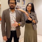 Kamya Punjabi Instagram - Meanwhile what is shalabh trying to say ? 😃😃 #kasha #shalabhdang #kamyapunjabi