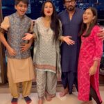 Kamya Punjabi Instagram - #diwali2022 #familytime #kamyapunjabi #shalabhdang #kasha #aara #ishan Video edit #aara 🤩🥰