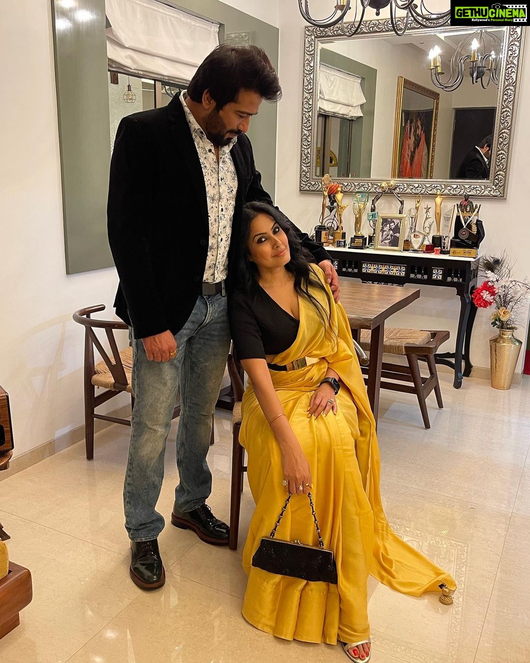 Kamya Punjabi Instagram - #bettertogether #now n #forever ❤️ #kasha See you soon husband 🤩