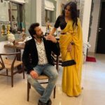 Kamya Punjabi Instagram - #bettertogether #now n #forever ❤️ #kasha See you soon husband 🤩