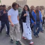 Kamya Punjabi Instagram - Posted @withregram • @incindia आज #BharatJodoYatra में शामिल हुई प्रसिद्ध अभिनेत्री @panjabikamya जी। नफ़रत और अन्याय के खिलाफ इस लड़ाई में जुड़ते कदम हमारी शक्ति को कई गुना बढ़ा रहे हैं। इस साथ और विश्वास के लिए आपका बहुत-बहुत शुक्रिया।