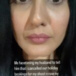 Kamya Punjabi Instagram – Yeh sach hai 🙊 hai na @shalabhdang 
#kamyapunjabi #shalabhdang