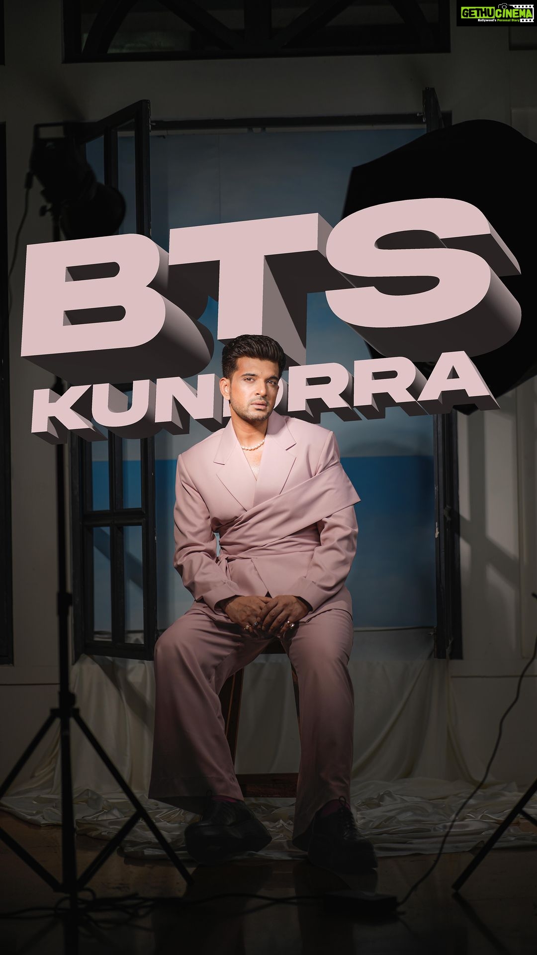 Karan Kundrra Instagram - The KK is pink 👀 Another round of #BTSKundrra 💗 Concept : @appu.rentlyblunt @tgbtroop Shot by : @that.nikhil @dotstudiosmumbai Styled by : @shreeum Style team : @muskaaaaaanshah Shoes : @jeetinder.Sandhu Jewellery: @auraish.co #tejasswiprakash