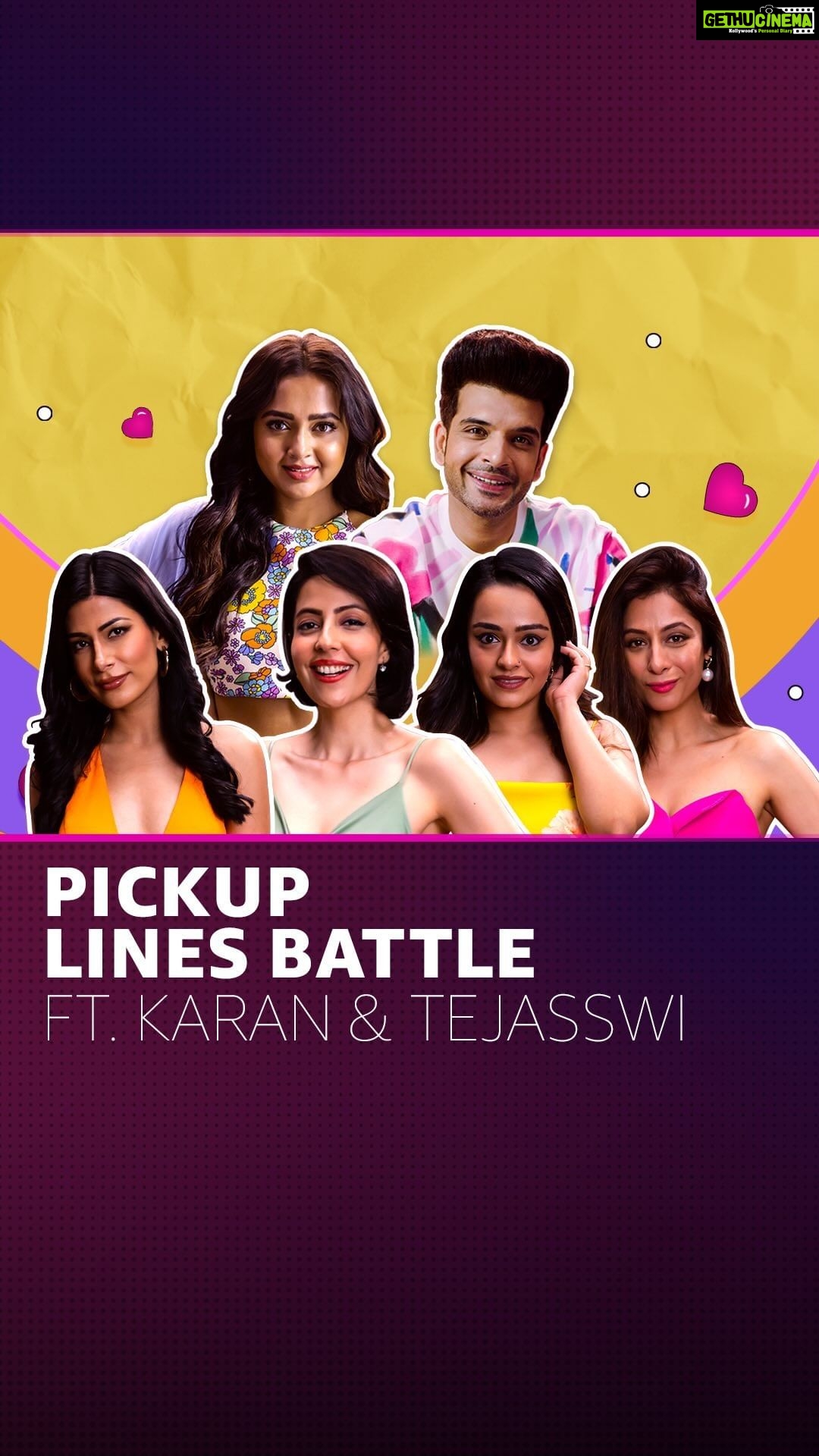 Karan Kundrra Instagram - @kkundrra ko apne pick-up lines se impress karna itna bhi aasaan nahi! humaari Patolas ne apna luck try toh kiya hai. let’s see kya effect hua unki pick-up lines ka😘🤩 @tejasswiprakash @aasttha.s @sukhmanisadana @apooarora @poppyjabbal #TejRanWithPatolas #TejasswiPrakash #KaranKundrra #UdanPatolas2OnminiTV #AmazonminiTV #GirlGang #WebSeries #Drama #DramaSeries #Friendship #SquadGoals #WatchFree