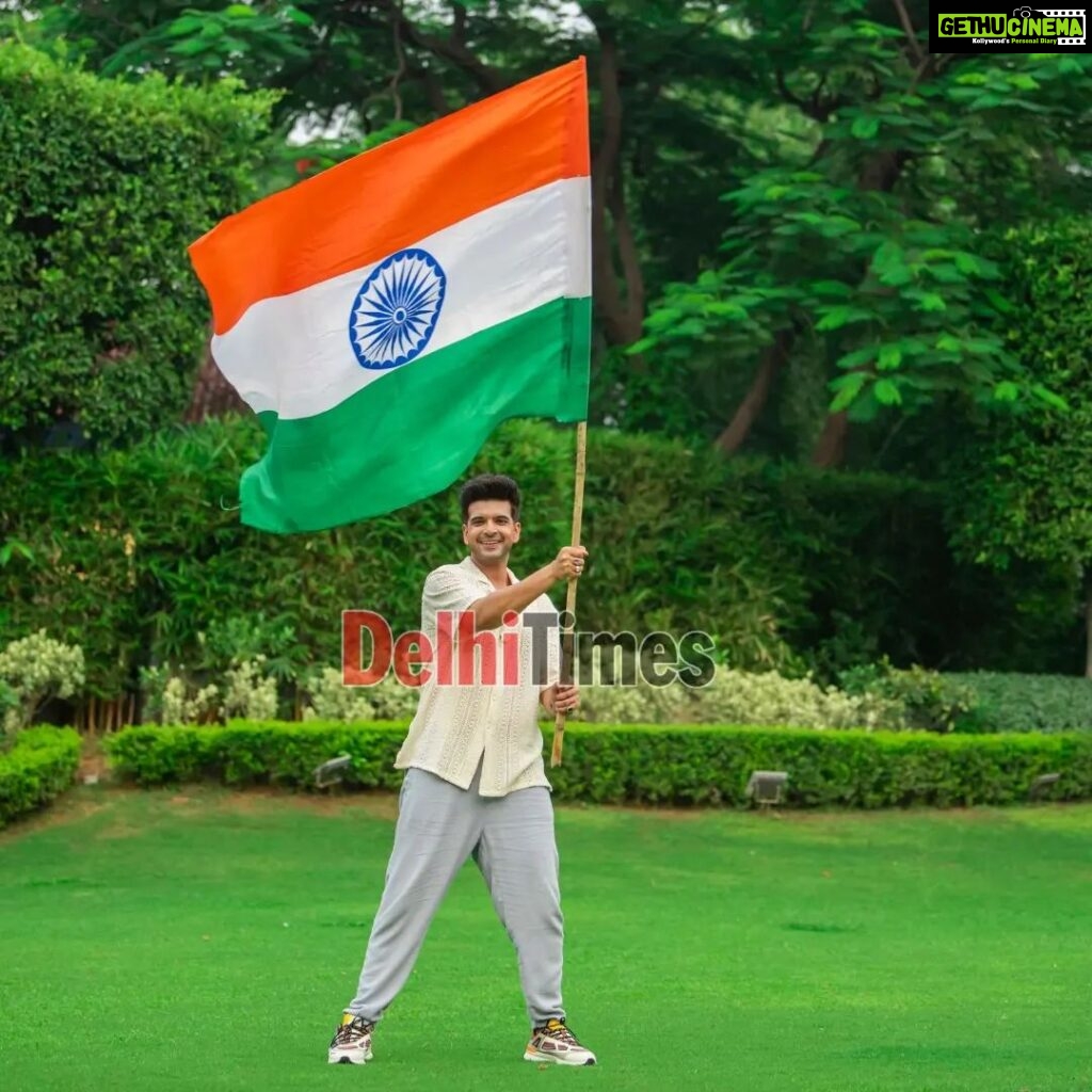 Karan Kundrra Instagram - There’s no country like #India and no culture like ours. We should all be proud of that: #KaranKundrra remembers his visit to the #BSF camp as a child as he talks about his #IDay2022 plans Talking about the visit he says, "Being there and understanding how the security forces work every day changed the meaning of #independence for me." Tap the link in our story to read . . . #karankundrra #kkundrra #iday2022 #karankundrrafans #independenceday2022 #independenceday#delhi #indiaat75 #karankundrrasquad