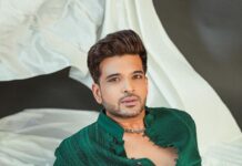 Karan Kundrra Instagram - hazaro khwahishein aisi ki har khwaish pe dam nikle bahut nikle mere armaan, lekin phir bhi kum nikle 🎭 Concept : @appu.rentlyblunt @tgbtroop Shot by : @that.nikhil Styled by : @shreeum Style team : @muskaaaaaanshah Jewellery : @boroboro.in Shoes : @paaduks Kurta : @bharat_reshma Hair : @hairstyle_by_sahilkhan Makeup : @makeupbymangesh
