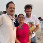 Karan Sharma Instagram - HAPPY BIRTHDAY PITAJI 😍🤗❤️😘… You inspire me every day .. May GOD Bless you with long , Happy and healthy life 🙏🥰!!! #happybirthdaypapa #love #blessings #karansharma #fatherson