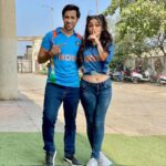 Karan Sharma Instagram - Vivaan - Reema ka Tashion Dekhne ke liye Are you Guys ready ??.. watch Oswal’s Cricket League 😎#comingsoon at 6pm @colorstv @rstfofficial #reevaan #sasuralsimarka2 #karansharma #tanyasharma