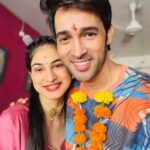 Karan Sharma Instagram - Happy Bhaidooj to all sisters and brothers 🥰🤗🎉 . . . . . . #happybhaidooj #karansharma #shivani #indianfestival