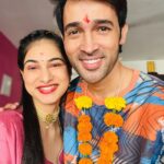 Karan Sharma Instagram - Happy Bhaidooj to all sisters and brothers 🥰🤗🎉 . . . . . . #happybhaidooj #karansharma #shivani #indianfestival