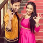 Karan Sharma Instagram - Dewar bhabhi duo🤗🤗 Friendship that lasts forever 🥰 Keep watching sasural simar ka 2 Mon-sat 6 pm only on colors #ssk2 #simar #vivan #colorstv #friendshipgoals