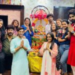 Karan Sharma Instagram - - Had full energetic Bappa Darshan at your house @avinashmukherjee_ @devashishmukherjee_ May Bappa bless you and your family with lots of happiness and success 🙏🤗… . and with our team ssk2 it always comes out as most memorable time .. May Bappa Bless all of us 🙏😊@tanyasharma27 @jayatibhatia @radhikamuthukumar_official @kreetika10 @vibha_bhagat @sanctimonious_fanatic 😍🤗 ! . #ganeshchaturthi #festival #karansharma