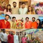 Karan Sharma Instagram - Different people but same vibes that’s Love and affection. It’s all due to Bappa . May Bappa bless you and your family @karankhandelwal @i_ashisinghh @abhishekkumar1678 @kashhish @09__vandan__10 @shivanisemwal954 @acharaya_karun 🥰🤗🙏 #ganeshchaturthi #family #friends #blessings
