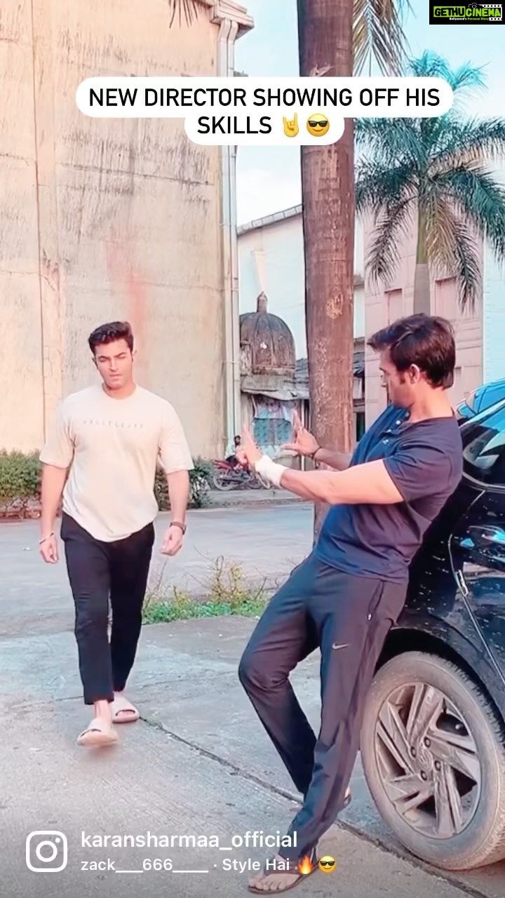 Karan Sharma Instagram - Nahin yaar 😂 🙄😐🤔 @akashrjagga #karansharma #akashjagga #reels #trendingreels #fun #comedy #sasuralsimarka2 #ssk2