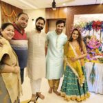 Karan Sharma Instagram - Different people but same vibes that’s Love and affection. It’s all due to Bappa . May Bappa bless you and your family @karankhandelwal @i_ashisinghh @abhishekkumar1678 @kashhish @09__vandan__10 @shivanisemwal954 @acharaya_karun 🥰🤗🙏 #ganeshchaturthi #family #friends #blessings
