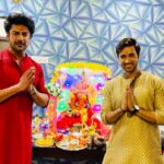 Karan Sharma Instagram - Bappa ese hi Kripa banaye rake @kapooraashish . May you achieve all your goals in life ! Ganpati Bappa Moriya 🥰🙏!