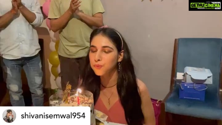 Karan Sharma Instagram - Happy birthday Shivani - And much love to all who made it possible to make her birthday memorable! 🥳🤗❤️ ! Posted @withregram • @shivanisemwal954 Thank you so much all of you for making my birthday so special… -I can’t express my feeling in words 🤗🙏 . @nikita28sh @rohandeep987 @tanyasharma27 @sudeeshfilms @radhikamuthukumar_official @avinashmukherjee_ @vibhusharma_official @jits_adtani @chawlakajal @prashant_muzumdar @aebyborntoshine @kreetika10 @dharmishthadagia @itsshubhanshisingh @paulsonthomasofficial @summitbhardwaj #rahilbhai #rahulbhai .. Love you all ❤️ . . #happybirthdaytome #blessings #family #friends