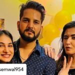 Karan Sharma Instagram - Happy birthday Shivani - And much love to all who made it possible to make her birthday memorable! 🥳🤗❤️ ! Posted @withregram • @shivanisemwal954 Thank you so much all of you for making my birthday so special… -I can’t express my feeling in words 🤗🙏 . @nikita28sh @rohandeep987 @tanyasharma27 @sudeeshfilms @radhikamuthukumar_official @avinashmukherjee_ @vibhusharma_official @jits_adtani @chawlakajal @prashant_muzumdar @aebyborntoshine @kreetika10 @dharmishthadagia @itsshubhanshisingh @paulsonthomasofficial @summitbhardwaj #rahilbhai #rahulbhai .. Love you all ❤️ . . #happybirthdaytome #blessings #family #friends