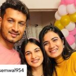 Karan Sharma Instagram - Happy birthday Shivani - And much love to all who made it possible to make her birthday memorable! 🥳🤗❤️ ! Posted @withregram • @shivanisemwal954 Thank you so much all of you for making my birthday so special… -I can’t express my feeling in words 🤗🙏 . @nikita28sh @rohandeep987 @tanyasharma27 @sudeeshfilms @radhikamuthukumar_official @avinashmukherjee_ @vibhusharma_official @jits_adtani @chawlakajal @prashant_muzumdar @aebyborntoshine @kreetika10 @dharmishthadagia @itsshubhanshisingh @paulsonthomasofficial @summitbhardwaj #rahilbhai #rahulbhai .. Love you all ❤️ . . #happybirthdaytome #blessings #family #friends