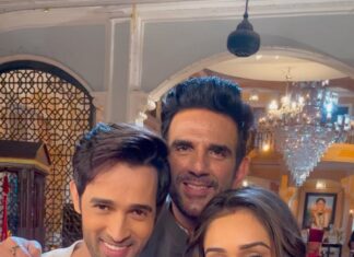Karan Sharma Instagram - Humain koi photo bhi nahi click karne deta 🥹😂 @tanyasharma27 @jayatibhatia @aravchowdharry @rakshit_wahi_official @avinashmukherjee_ @rupeshkotwani_ #sasuralsimarka2 #karansharma