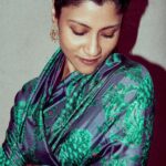 Konkona Sen Sharma Instagram - That time I didn’t wear a blouse :) Outfit - @raw_mango Jewelry-@kharikajai Footwear -@aprajitatoorofficial HMU - @krisann.figueiredo.mua Styled by - @who_wore_what_when Photography- @anurag_kabburphotography