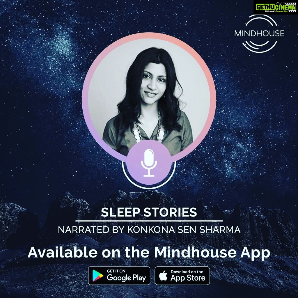 Konkona Sen Sharma Instagram - Want to hear a bedtime story narrated by me? Now you can, with the all-new #sleepstories by @mindhousehq - download the app from the link in their bio today!  Really excited to be able to share these stories with you all! They offer a lovely way to end your day, combining the wonderful tradition of bedtime tales, with the benefits of modern meditation. I hope you enjoy them!