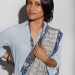 Konkona Sen Sharma Instagram - When you don’t have a matching blouse! Shot by : @gourabganguli Styled by: @damini_styles Makeup: @makeupbyanupamagautam (@namratasoni ) Hair: @dynamitepikachu #gourabganguliphotography