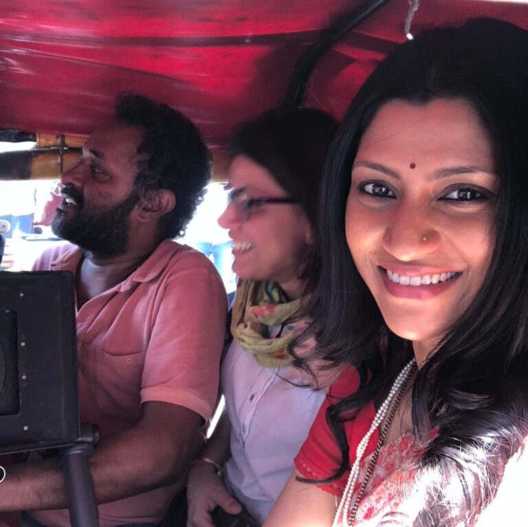 Konkona Sen Sharma Instagram - #dollykitty #bts Behind the scenes of the loveliest cast and crew!