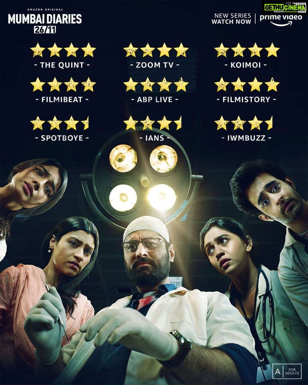 Konkona Sen Sharma Instagram - We are ecstatic with so many 🌟 #MumbaiDiariesOnPrime, watch now on @primevideoin. @nikkhiladvani @onlyemmay @madhubhojwani @nikgonsalves @emmayentertainment @merainna @shreyadhan13 @mrunmayeedeshpande @natashabharadwaj_official @satyajeetdubey @desaitina