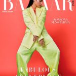 Konkona Sen Sharma Instagram - 💚💜 @bazaarindia Digital Editor - @nandinibhalla Photography - @omkarchitnis Hair - @rakshandairanimakeupandhair Make up - @krisann.figueiredo.mua Styling - @who_wore_what_when